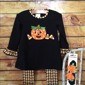 Adorable Halloween 2 pc with Headband